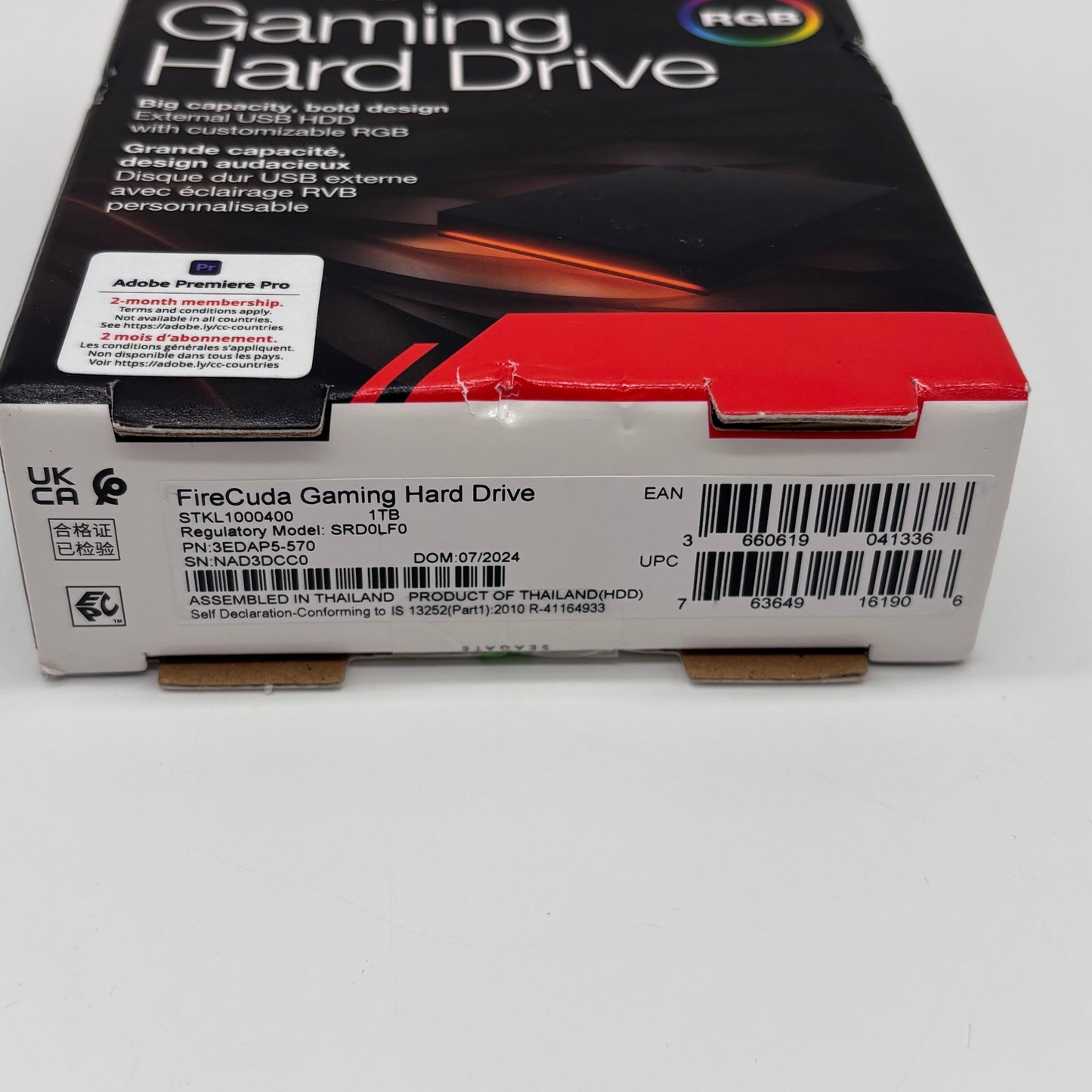 New Seagate FireCuda 1 TB HDD Gaming Hard Drive STKL1000400