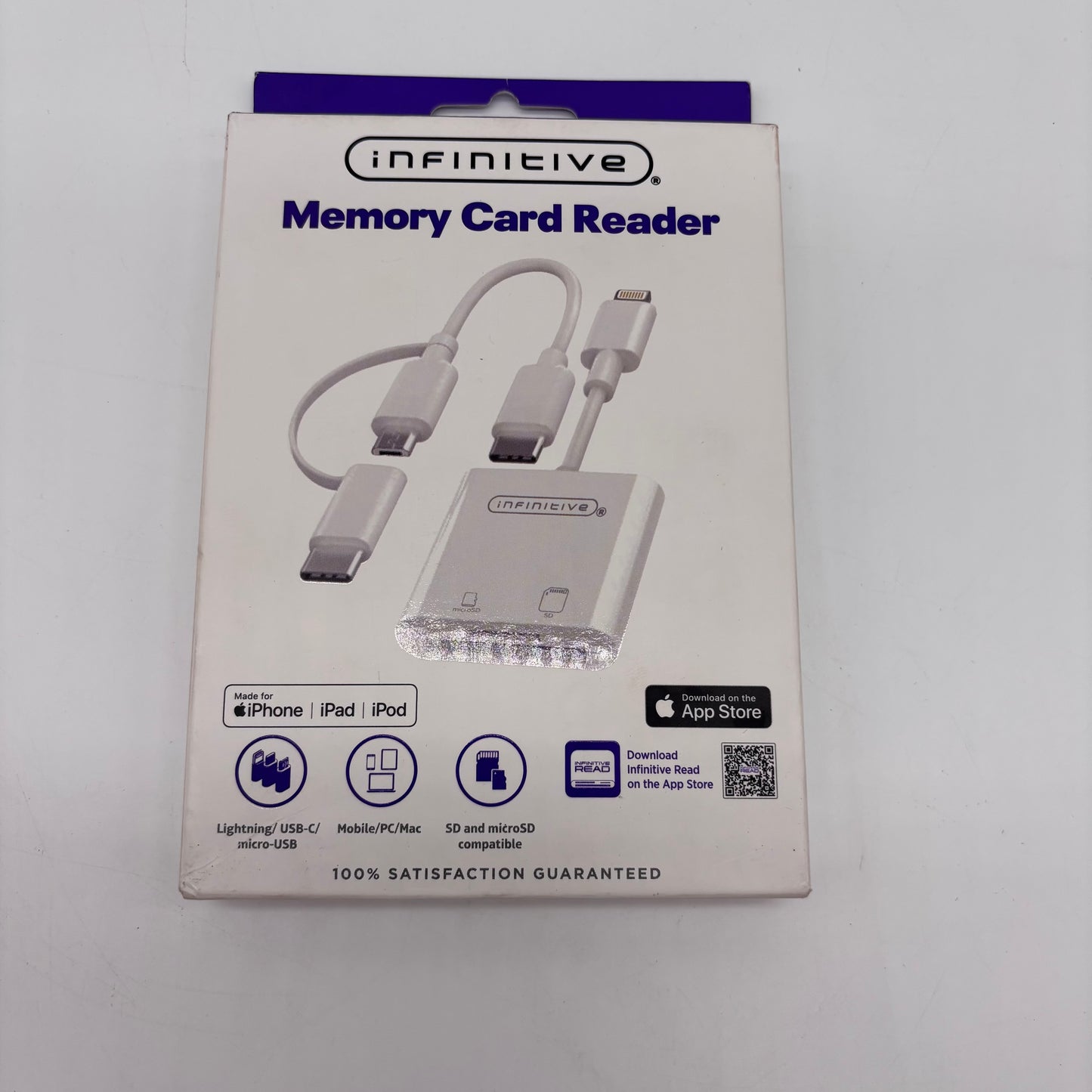 New Infinitive Memory Card Reader USB-C 625423