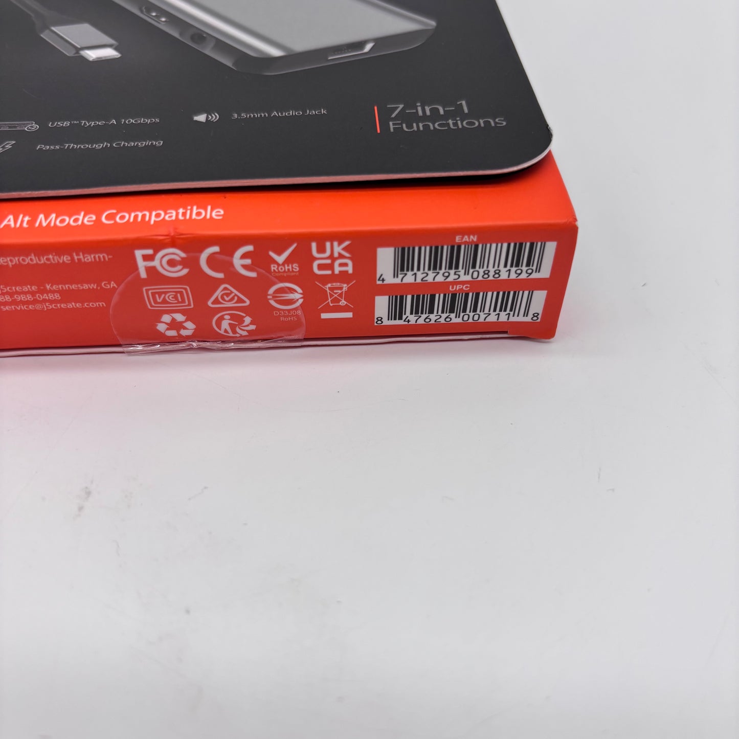 New J5Create USB-C Dual 4K HDMI 7-in-1 Functions JCD398