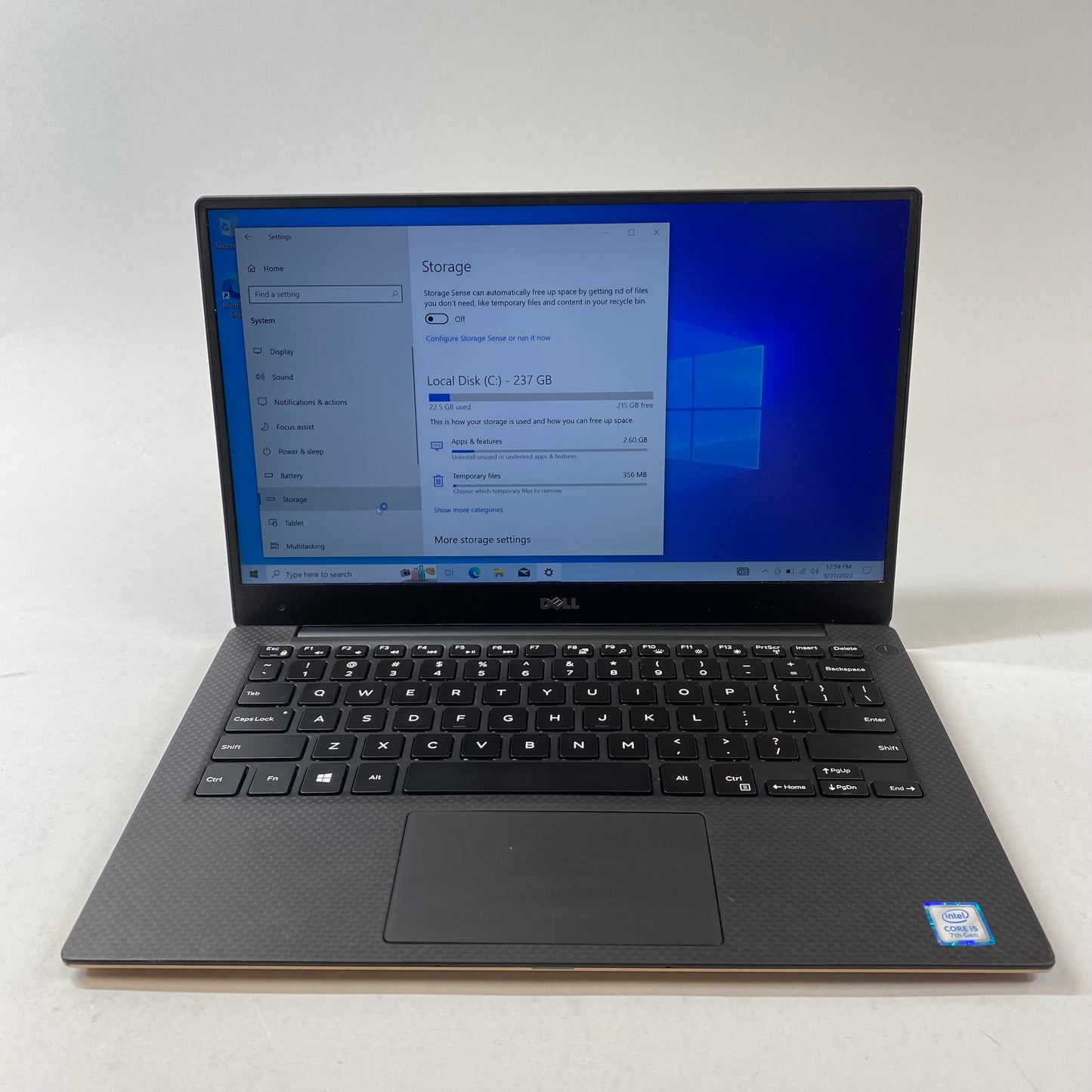 Dell XPS 13 9360 13.3" i5-7200U 2.5GHz 8GB Ram 256GB SSD