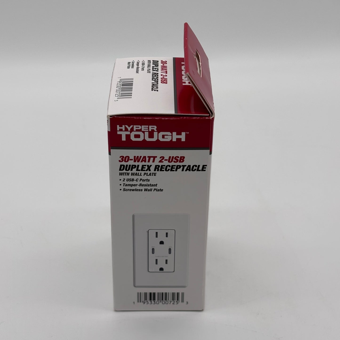 New Hyper Touch 30 watt 2-USB Duplex Receptacle ERU2230CC1A-WH
