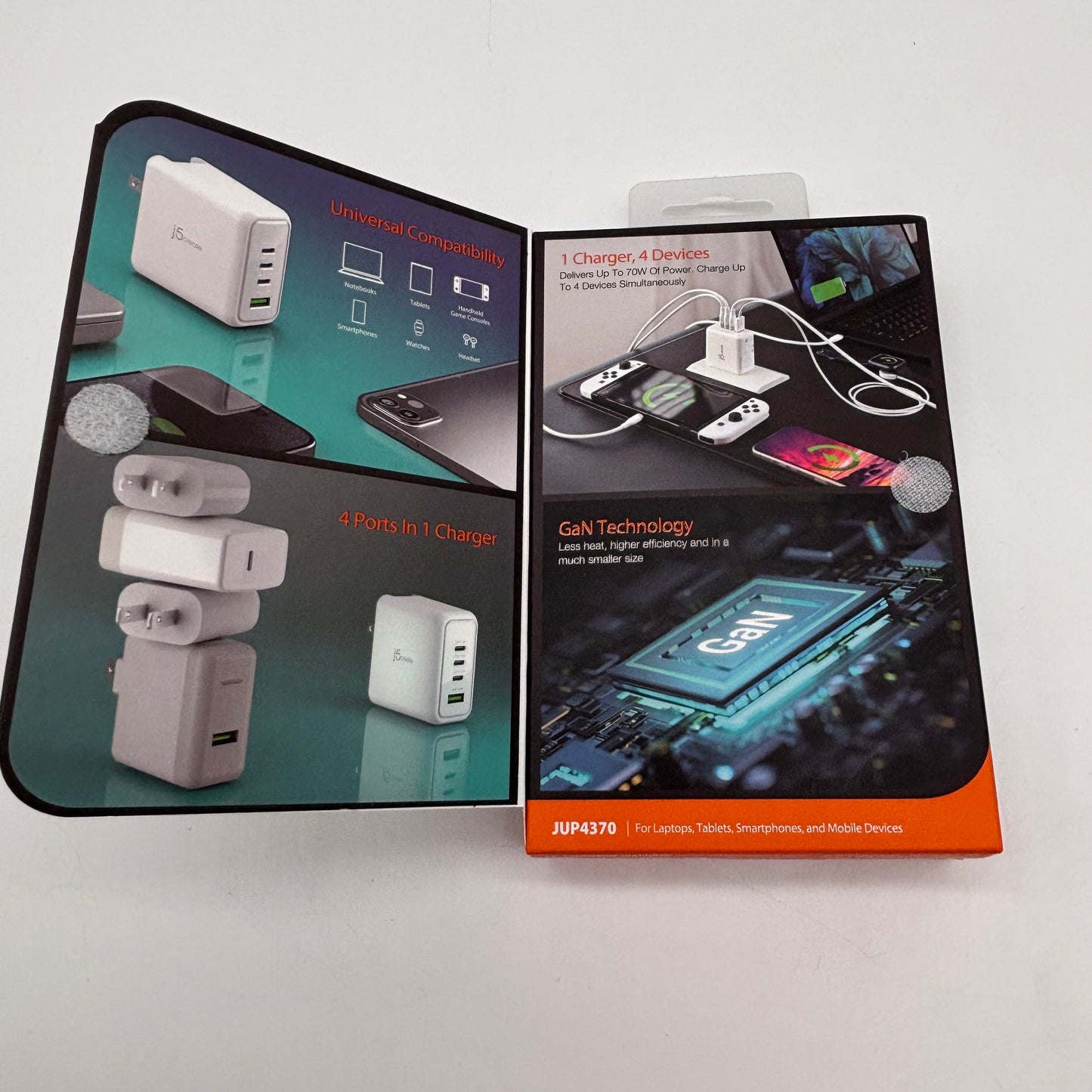 New J5Create 70W GaN USB-C charger JUP4370