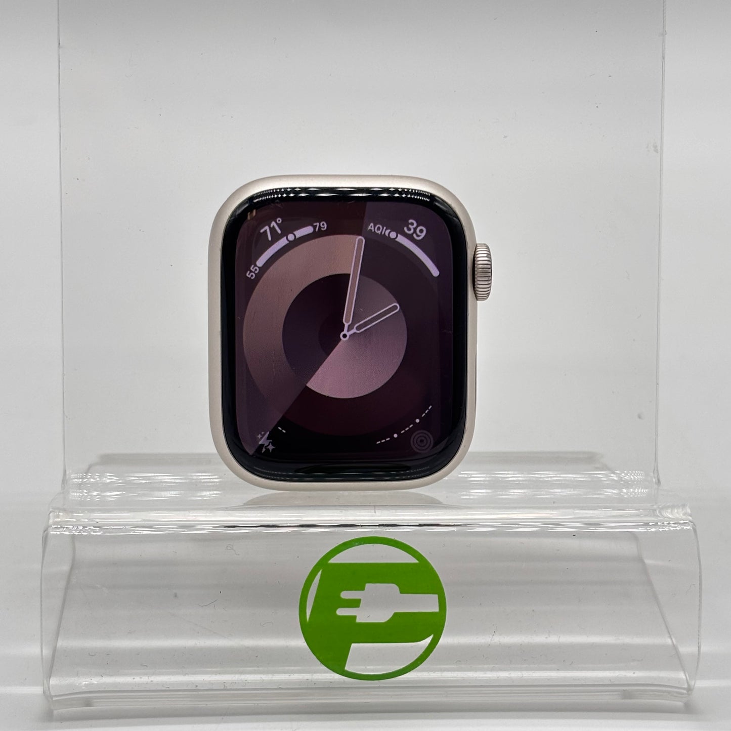 Unlocked Apple Watch Series 8 41MM Silver Aluminum MNUX3LL/A - Face Only