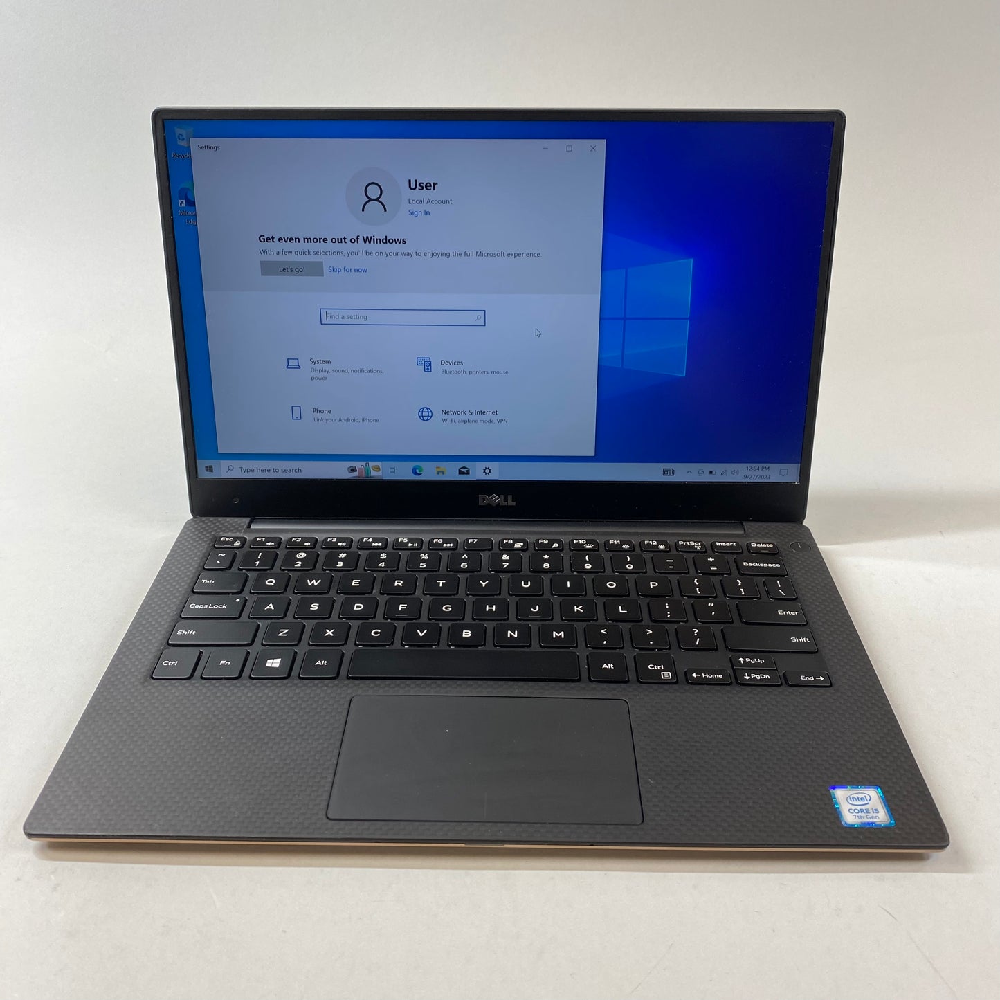 Dell XPS 13 9360 13.3" i5-7200U 2.5GHz 8GB Ram 256GB SSD
