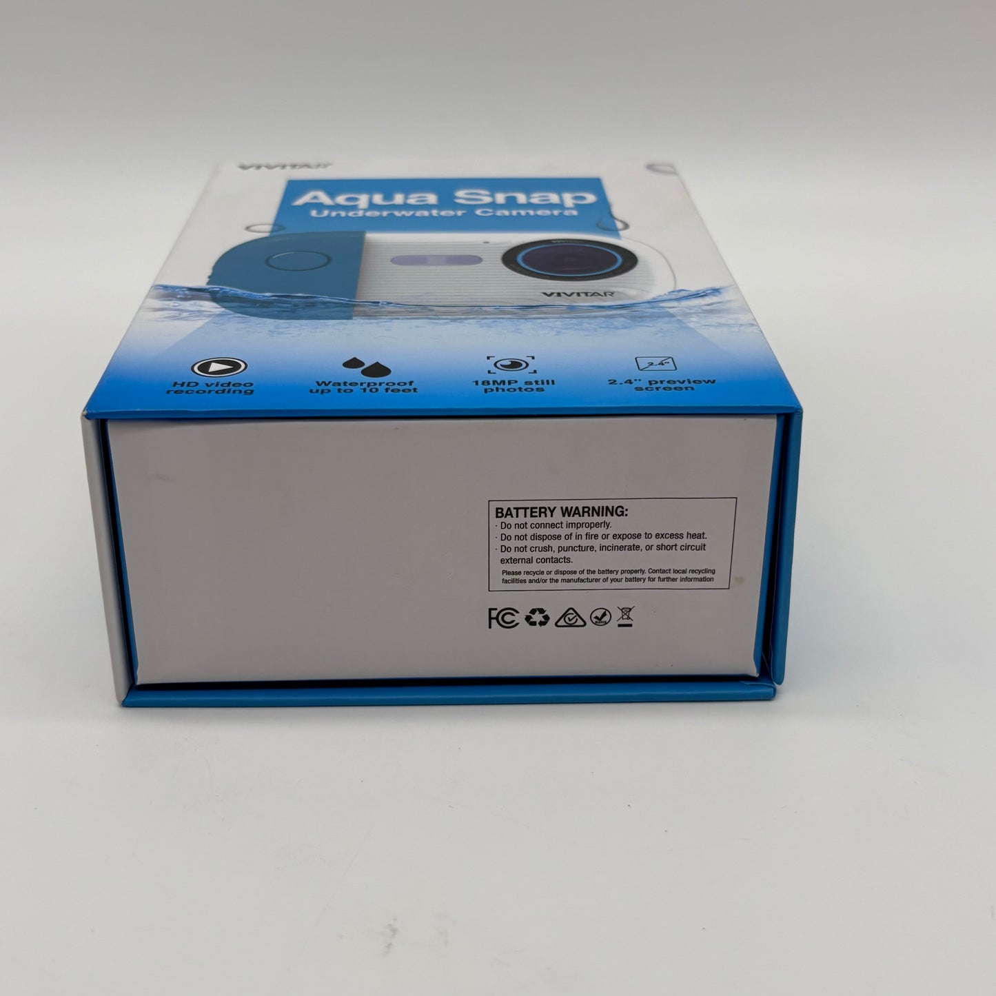 New Vivitar Aqua Snap Underwater Camera VE050-NOC 18.0MP Underwater Camera