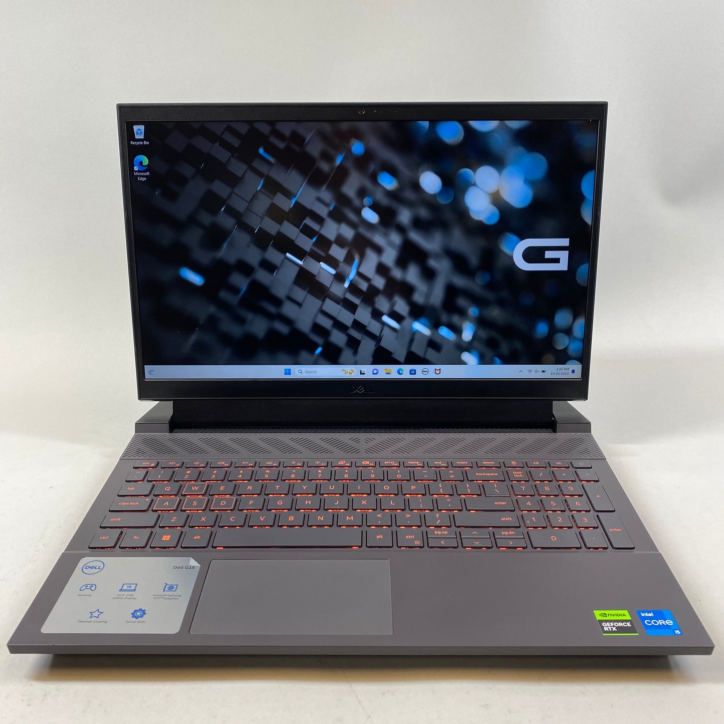 Dell G15 5530 15.6" i5-13450HX 2.4GHz 8GB RAM 256GB SSD NVIDIA GeForce RTX 3050