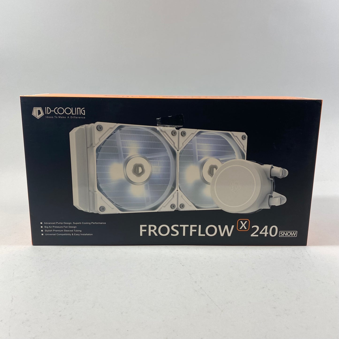New ID-COOLING FROSTFLOW X 240 Snow CPU Water Cooler LGA1700