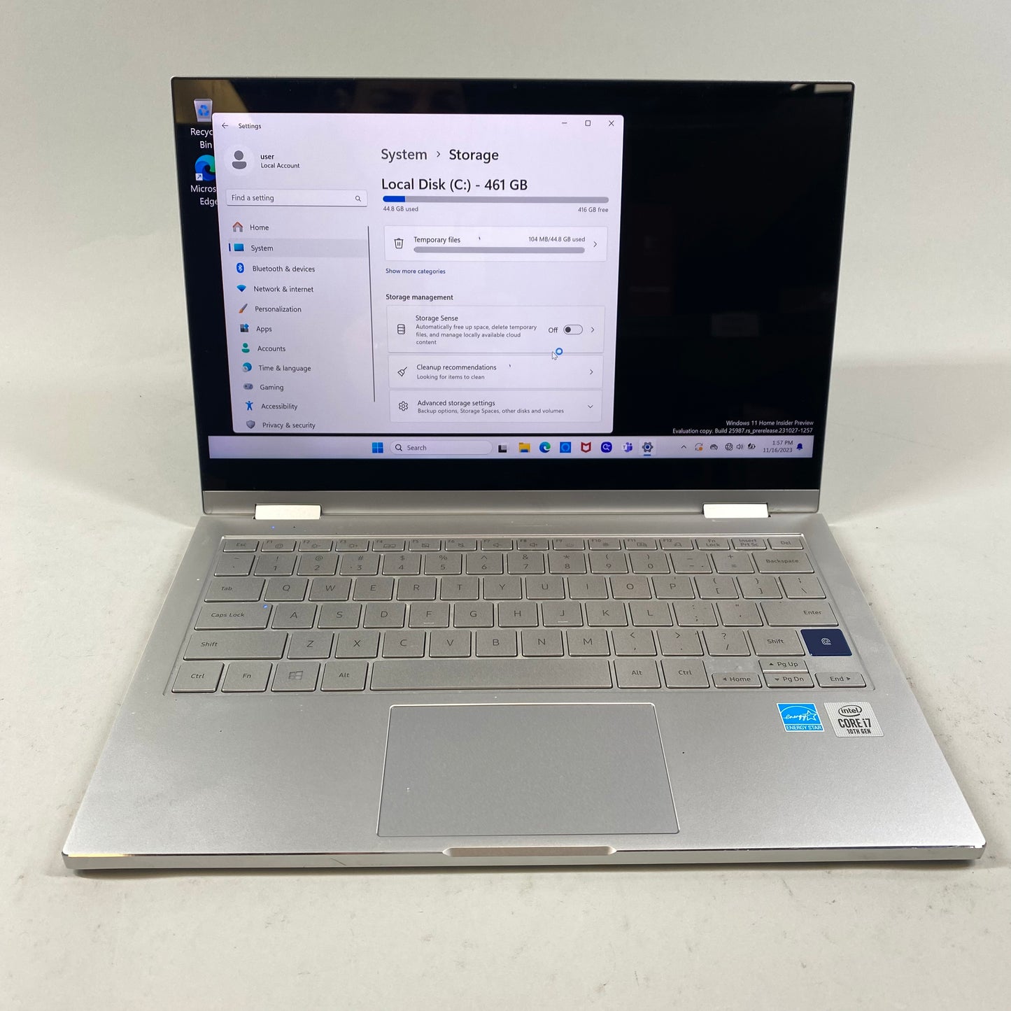 Samsung Galaxy Book Flex Alpha NP730QCJ 13.3" i7-10510U 1.8GHz 12GB RAM 512GB