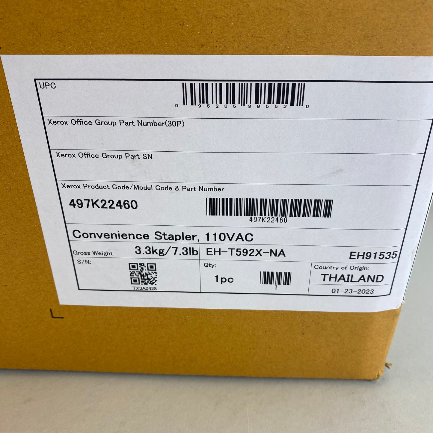 New Xerox Office Group Convenience Stapler EH91535