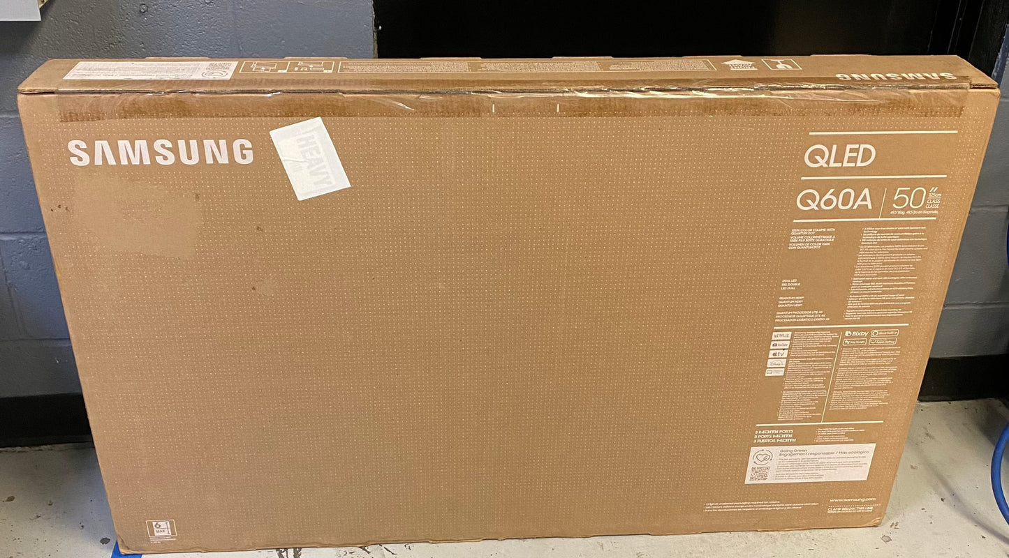 New Samsung 50" 50Q60AAFXZA QN50Q60A 4K UHD 2160p Smart TV (2021)