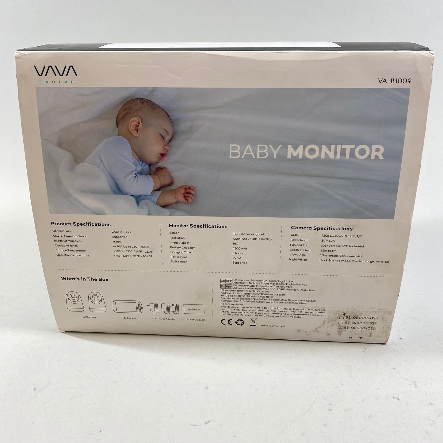 New VAVA Evolve Split Screen Baby Monitor VA-IH009