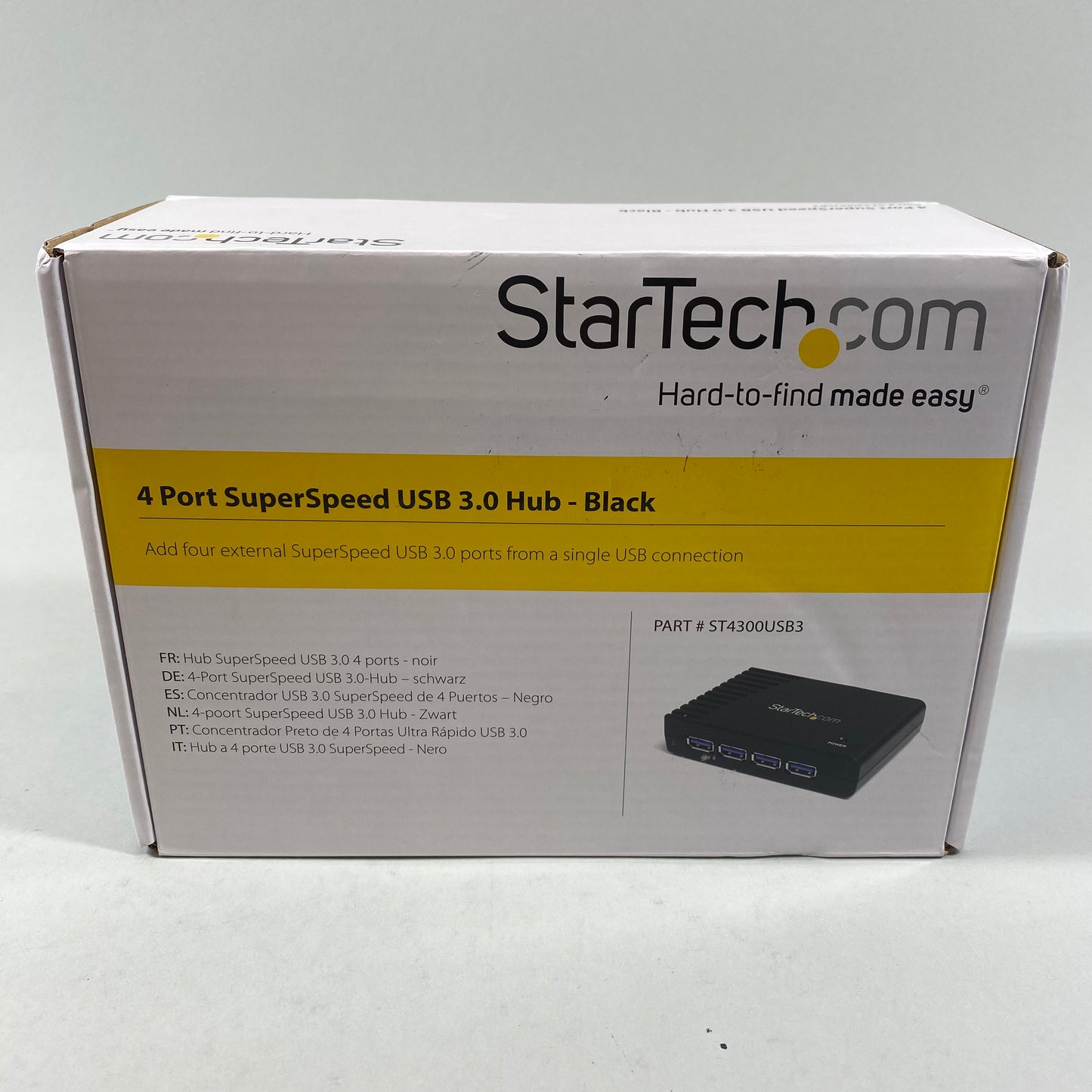 New StarTech.com 4 Port SuperSpeed USB 3.0 Hub ST4300USB3