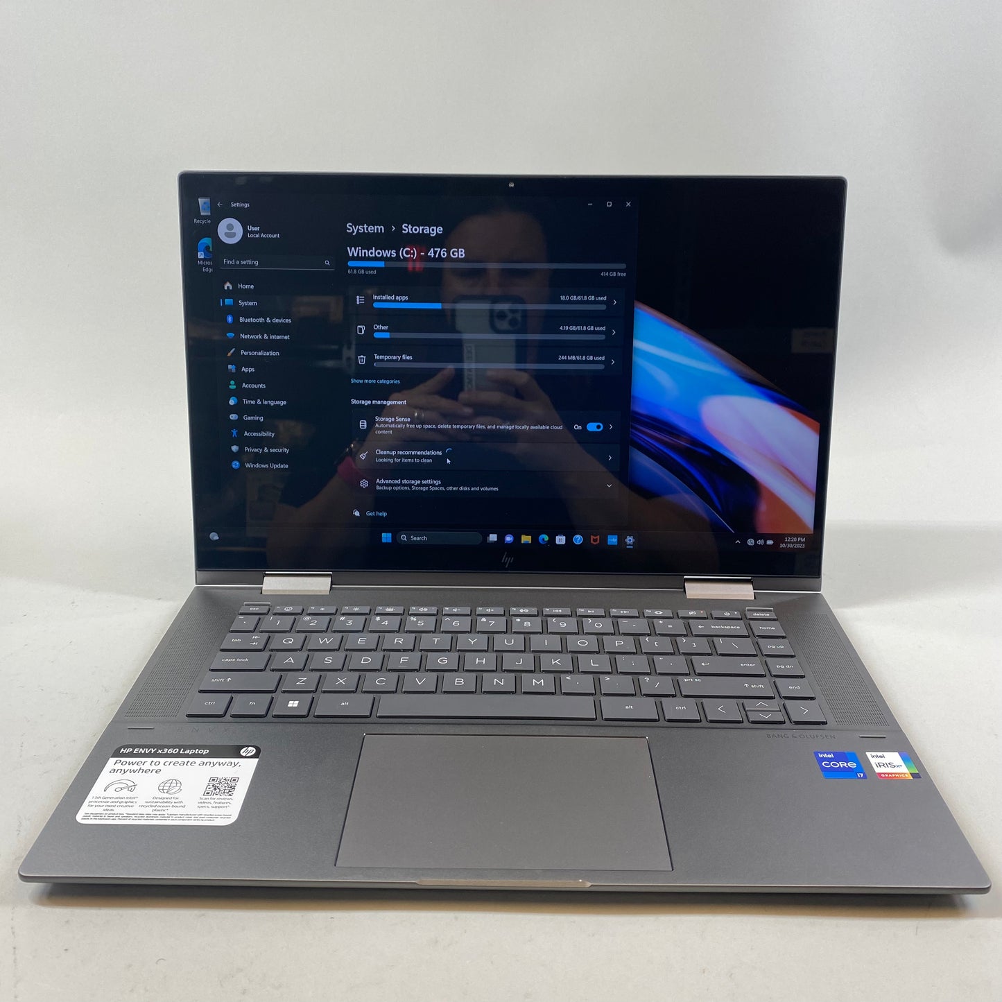 HP Envy x360 2-in-1 Laptop 15-ew1057nr 15.6" i7-1355U 1.7GHz 16GB RAM 512GB SSD