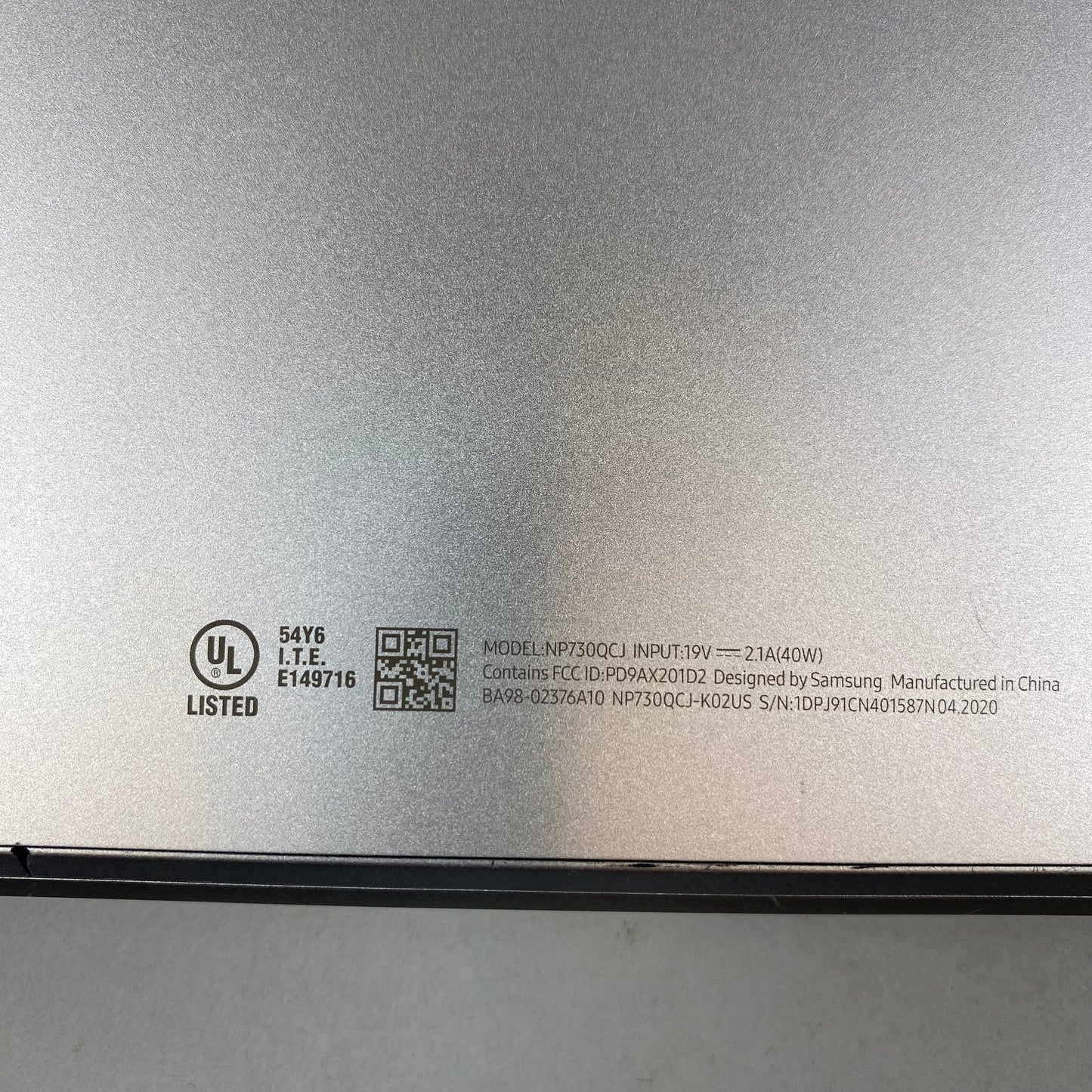 Samsung Galaxy Book Flex Alpha NP730QCJ 13.3" i7-10510U 1.8GHz 12GB RAM 512GB