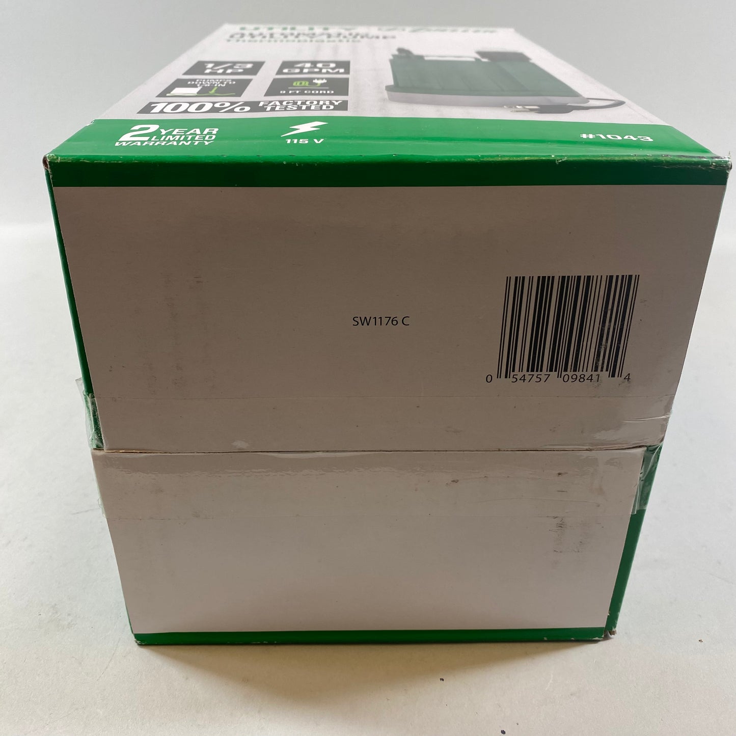 New Zoeller Utility Thermoplastic Automatic Pump 1043