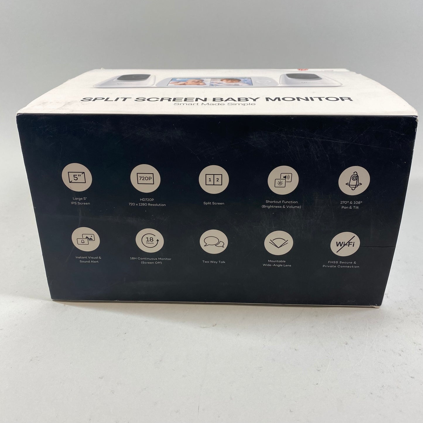 New VAVA Evolve Split Screen Baby Monitor VA-IH009