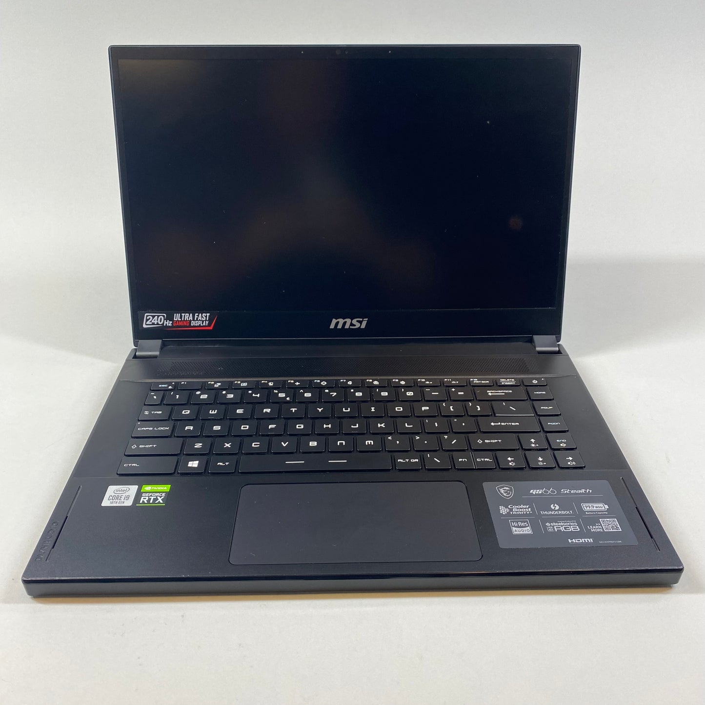 MSI GS66 Stealth MS-16V1 15.6" i9-10980HK 2.4GHz 32GB RAM 1TB SSD RTX 2070 Super w/ Max-Q Design