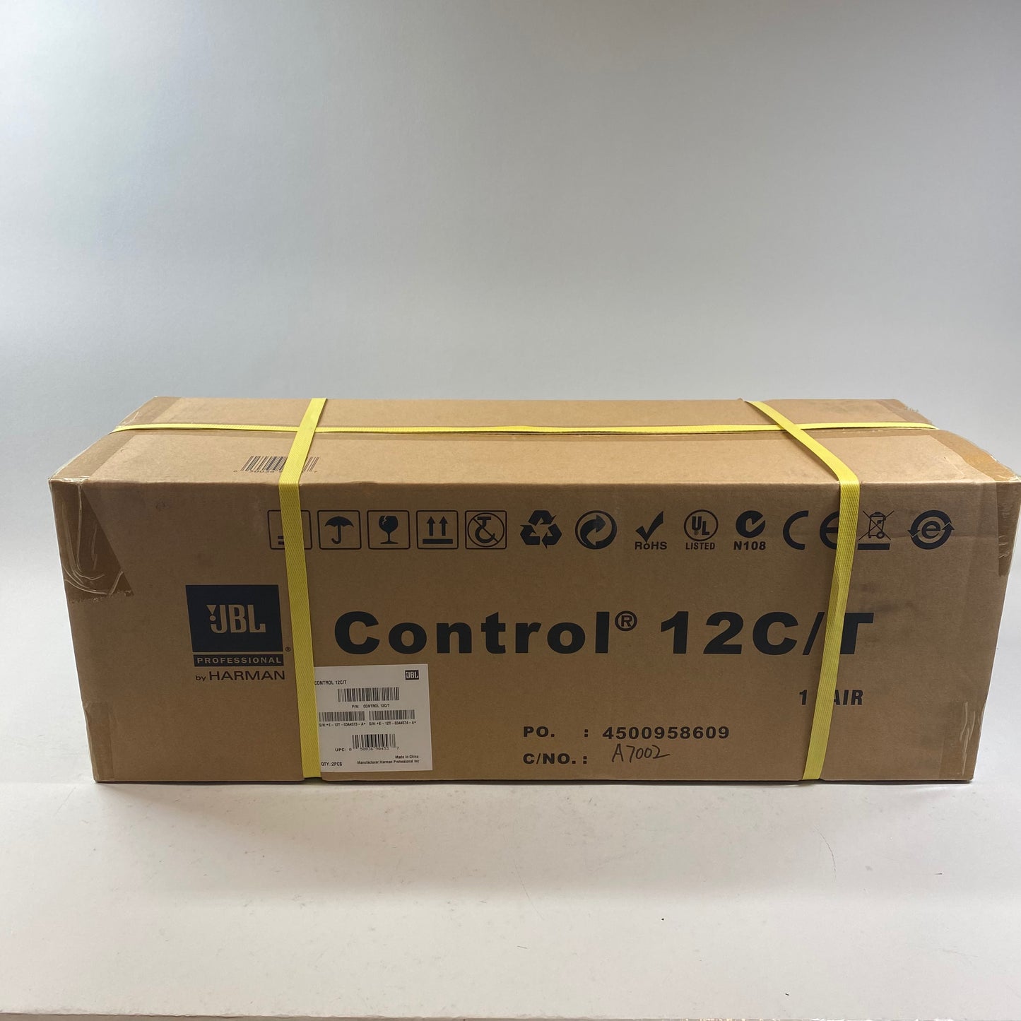 New JBL Control 12C/T Compact Ceiling Loudspeaker 1 Pair 4500958609