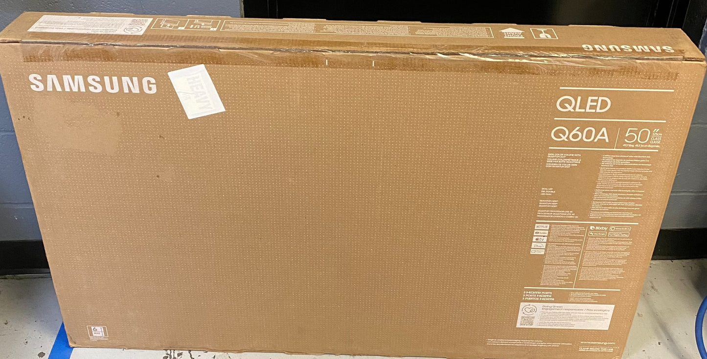 New Samsung 50" 50Q60AAFXZA QN50Q60A 4K UHD 2160p Smart TV (2021)