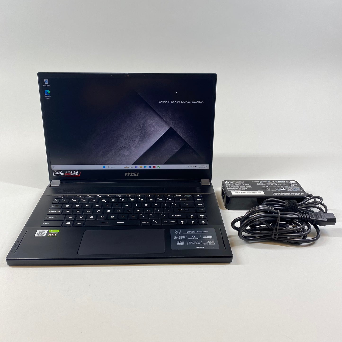 MSI GS66 Stealth MS-16V1 15.6" i9-10980HK 2.4GHz 32GB RAM 1TB SSD RTX 2070 Super w/ Max-Q Design