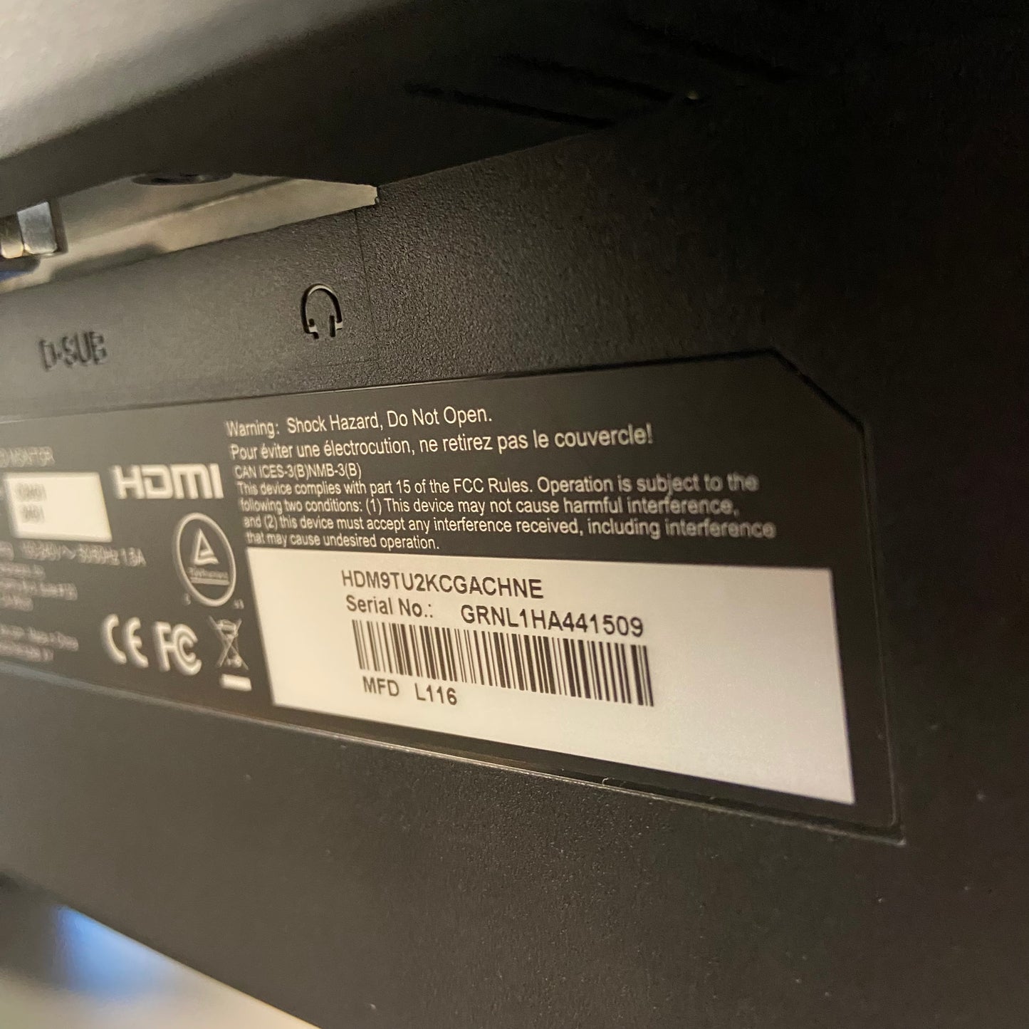 AOC 24" C24G1 FHD VA 144Hz LCD