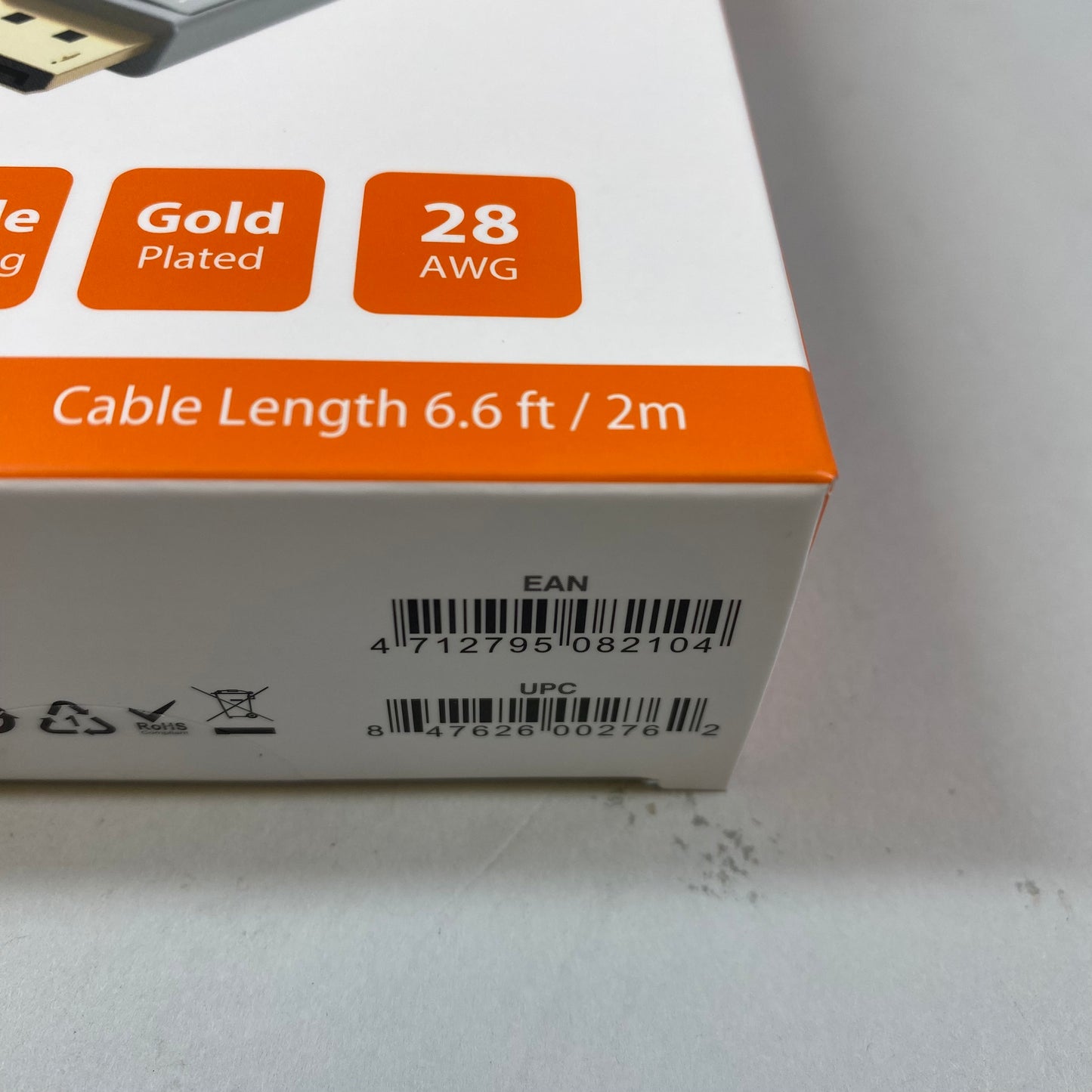 New j5create 8K @ 60 Hz / 4K @ 120 Hz 32.4Gbps DisplayPort Cable 6.6 ft JDC43