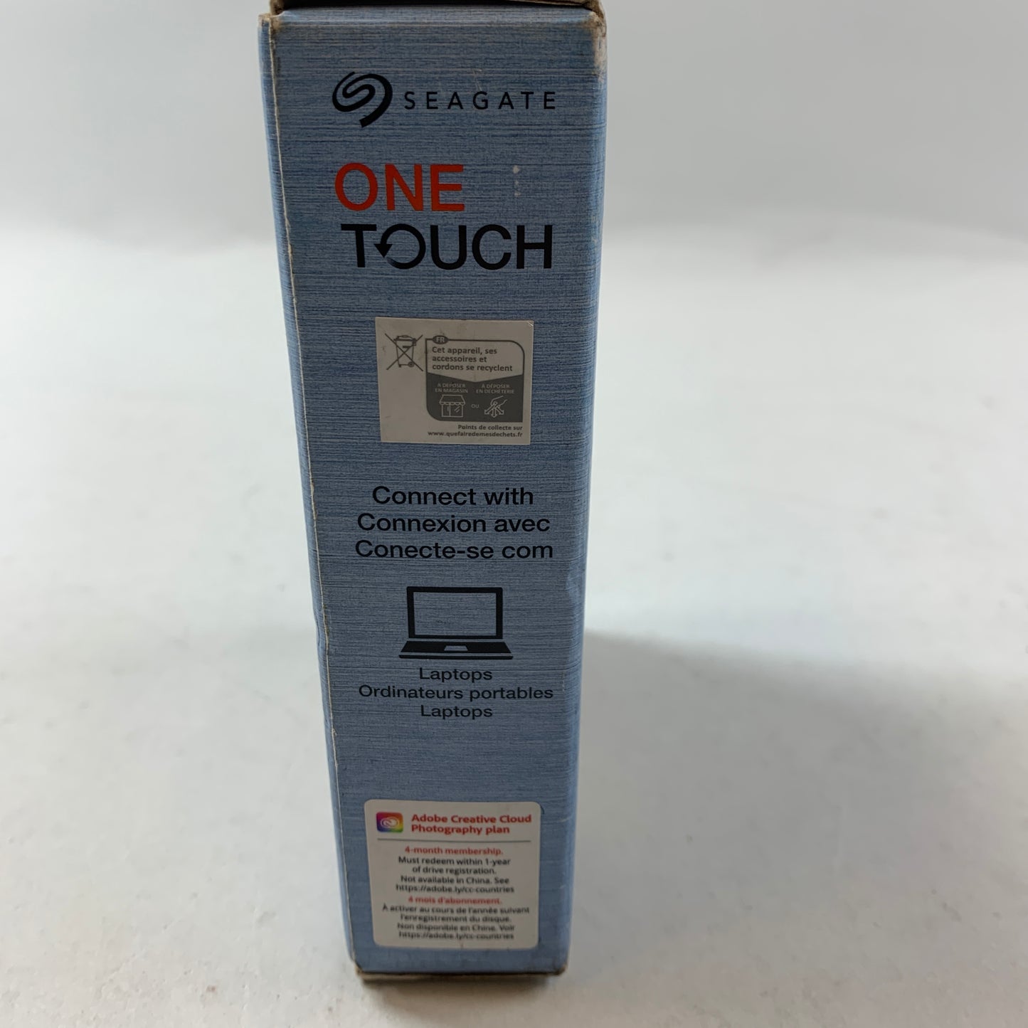 New Seagate One Touch 1TB External Drive STKB1000402 SRD0VN2 Light Blue