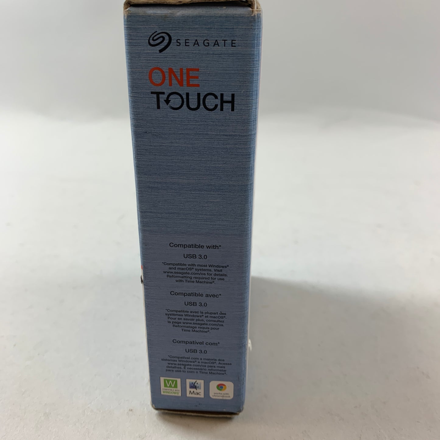 New Seagate One Touch 1TB External Drive STKB1000402 SRD0VN2 Light Blue