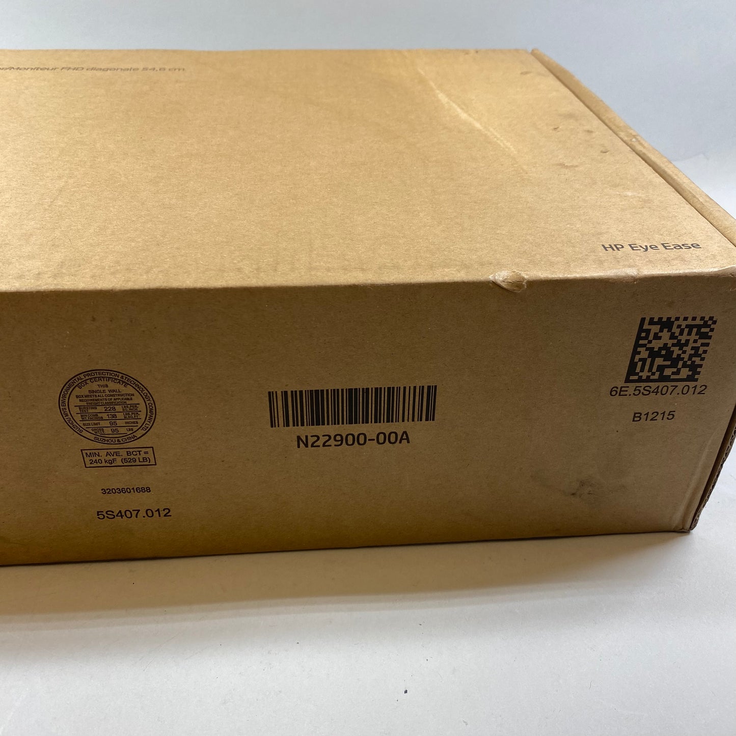 New HP E22 G5 LCD HD Monitor 21.5" Black