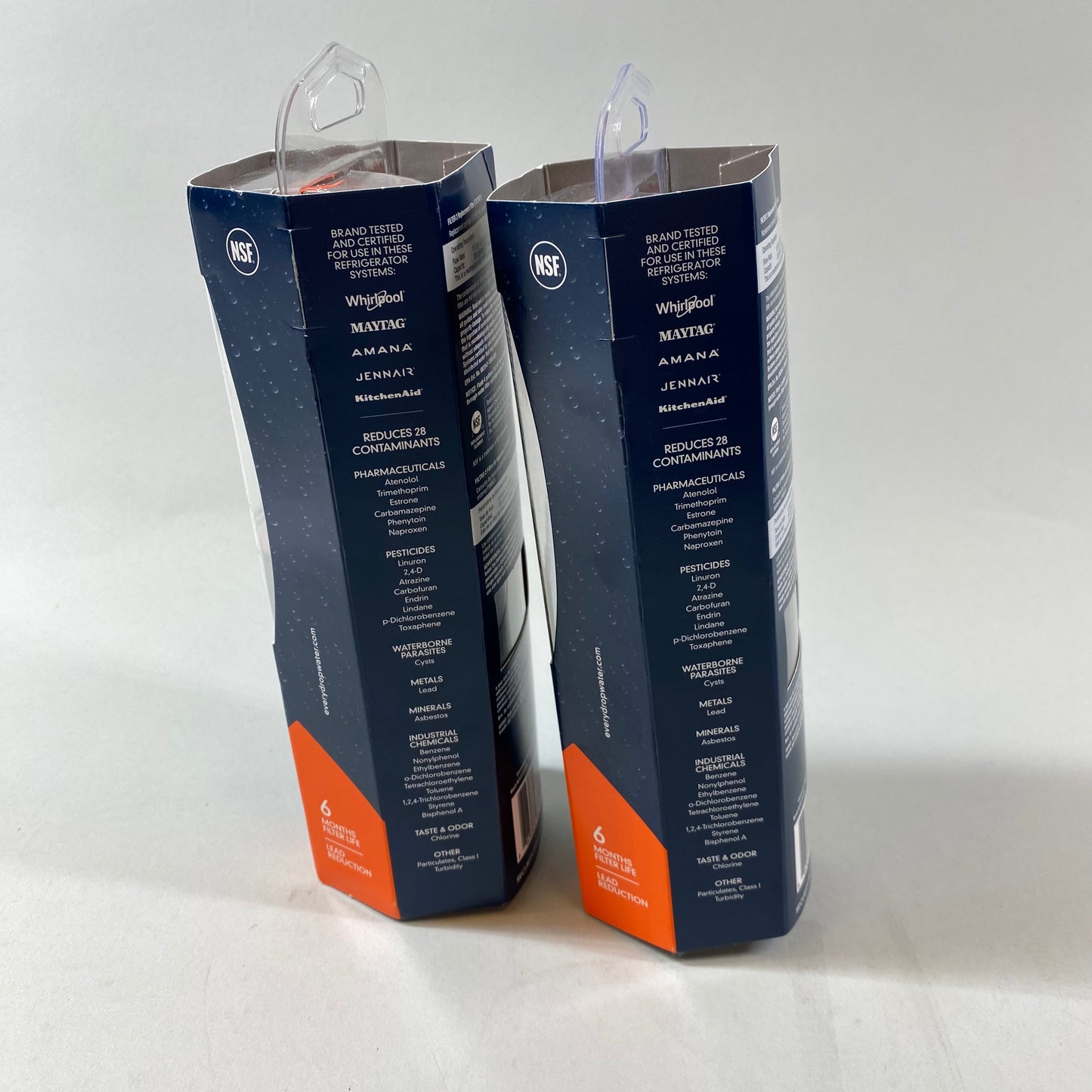 Lot of 2 - Everydrop Refrigerator Ice & Water Filter EDR2RXD1