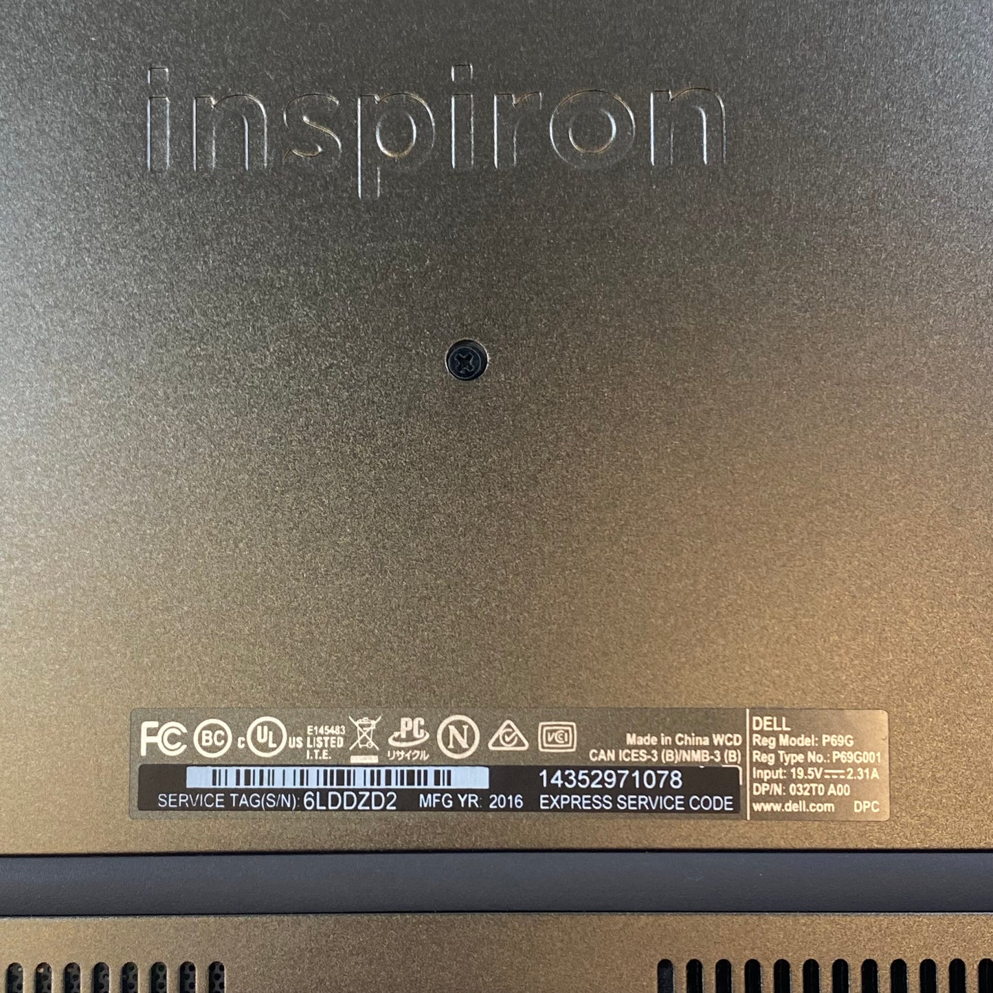 Dell Inspiron 13 7378 2-in-1 P69G 13"  i5-7200U 2.5GHz 8GB RAM 256GB SSD