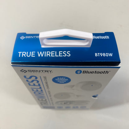 New Sentry TrueWireless Wireless Bluetooth Earbuds White