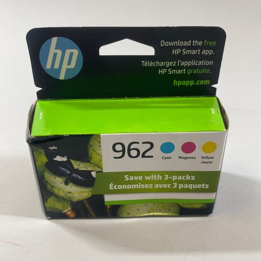 New HP 962 3YP00AN Tri-color Ink Cartridge EXP 10/25