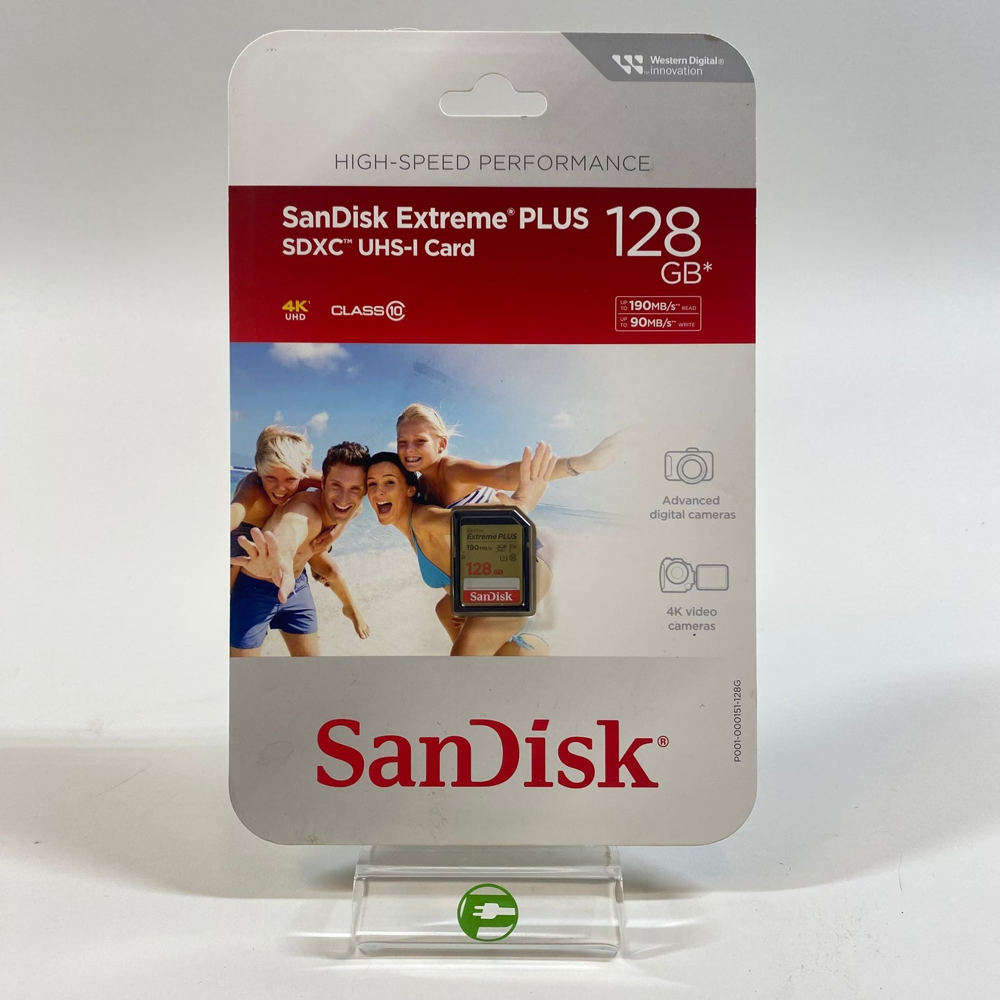 New SanDisk Extreme PLUS SDXC UHS-I Memory Card 128GB 190MB/s