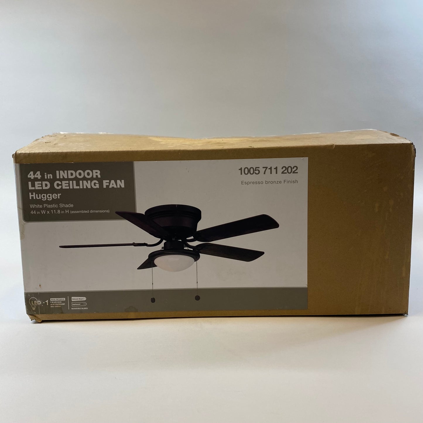 New Hugger 44 in. Indoor LED Ceiling Fan  1005711202