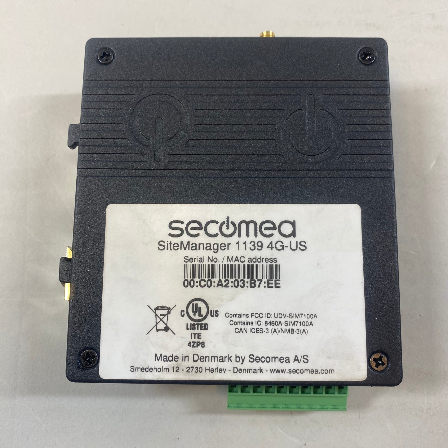 New Secomea SiteManager Industrial IoT Hardware Gateway 1139 4G-US