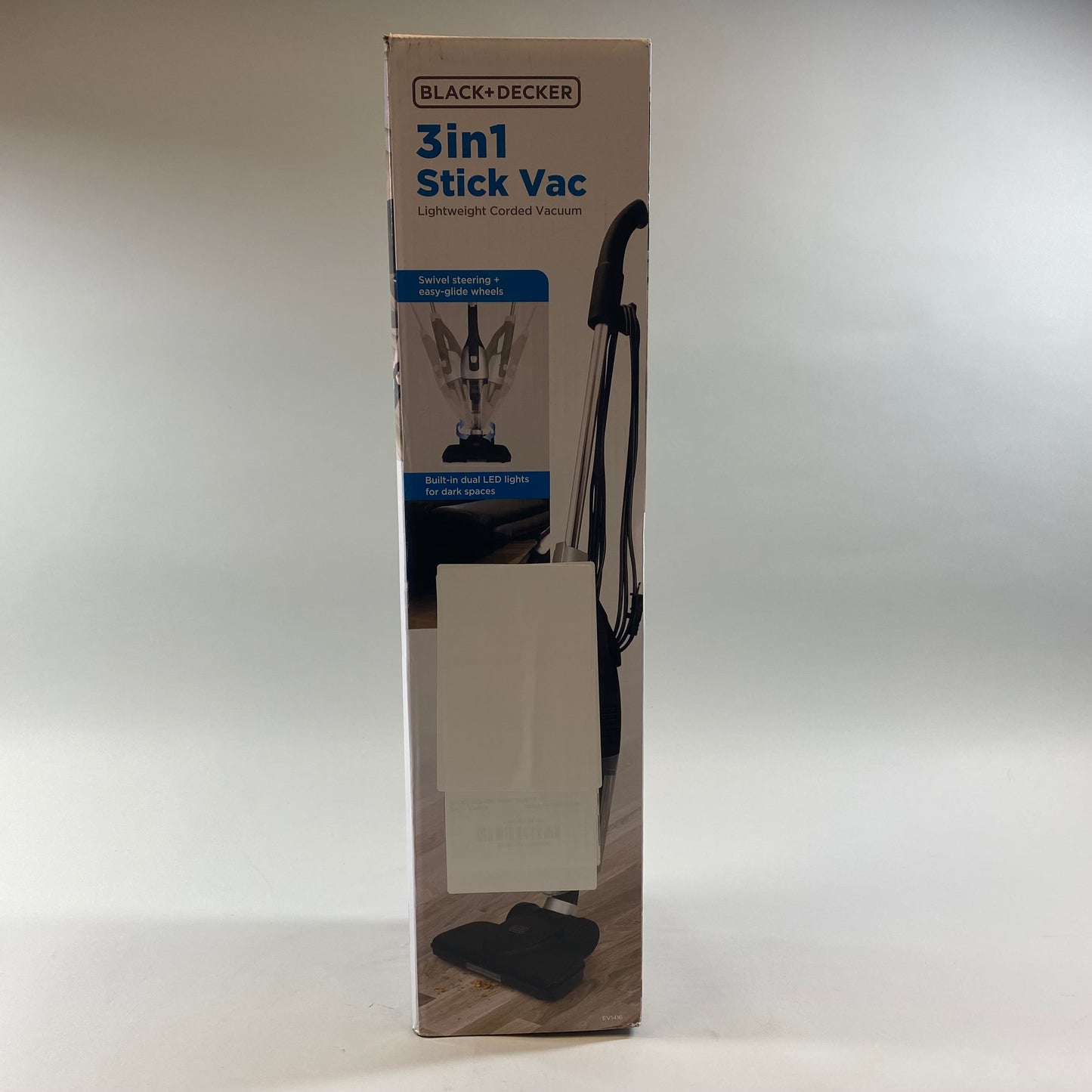 New Black+Decker 3in1 Stick Vac Lightweight Corded Vacuum EV1416