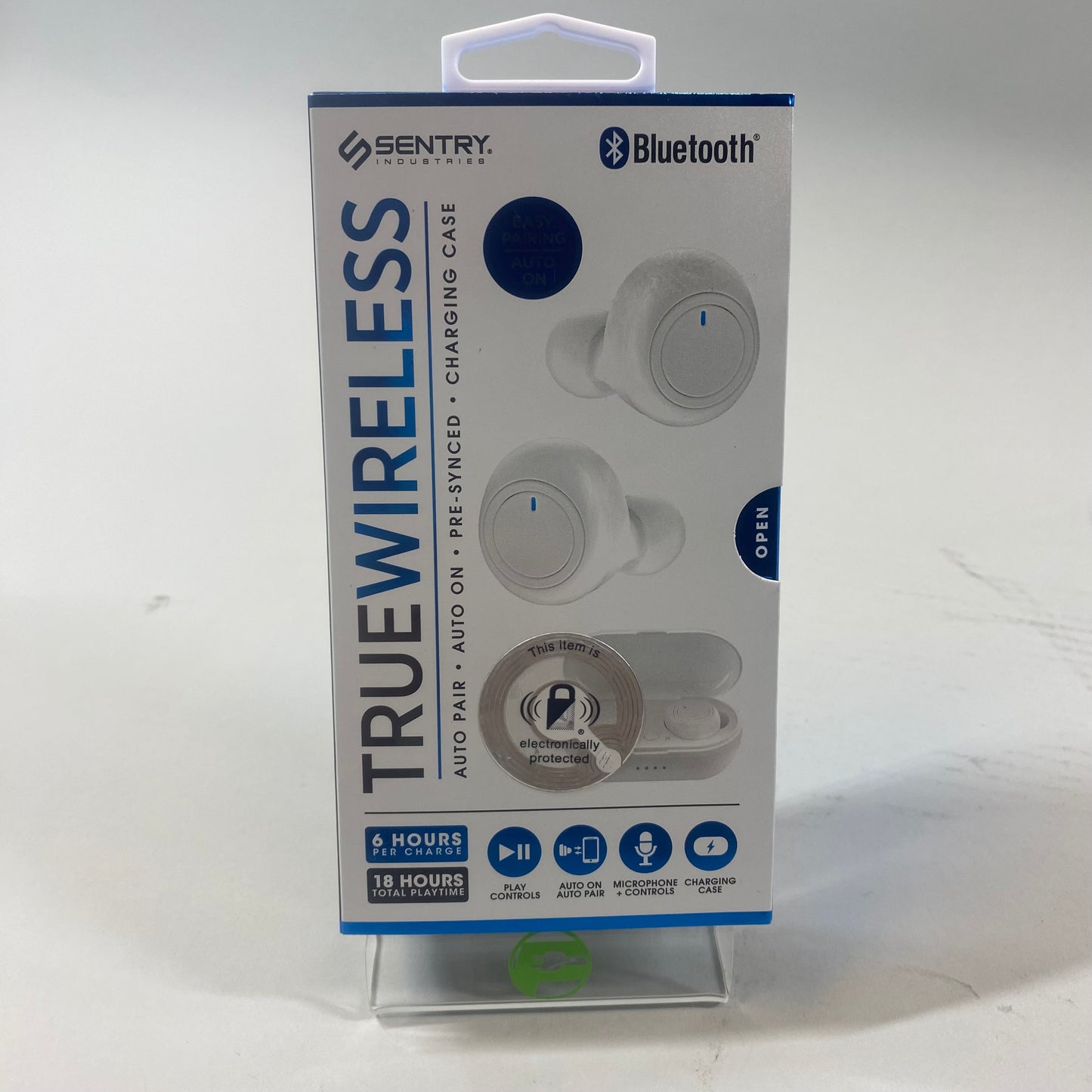 New Sentry TrueWireless Wireless Bluetooth Earbuds White