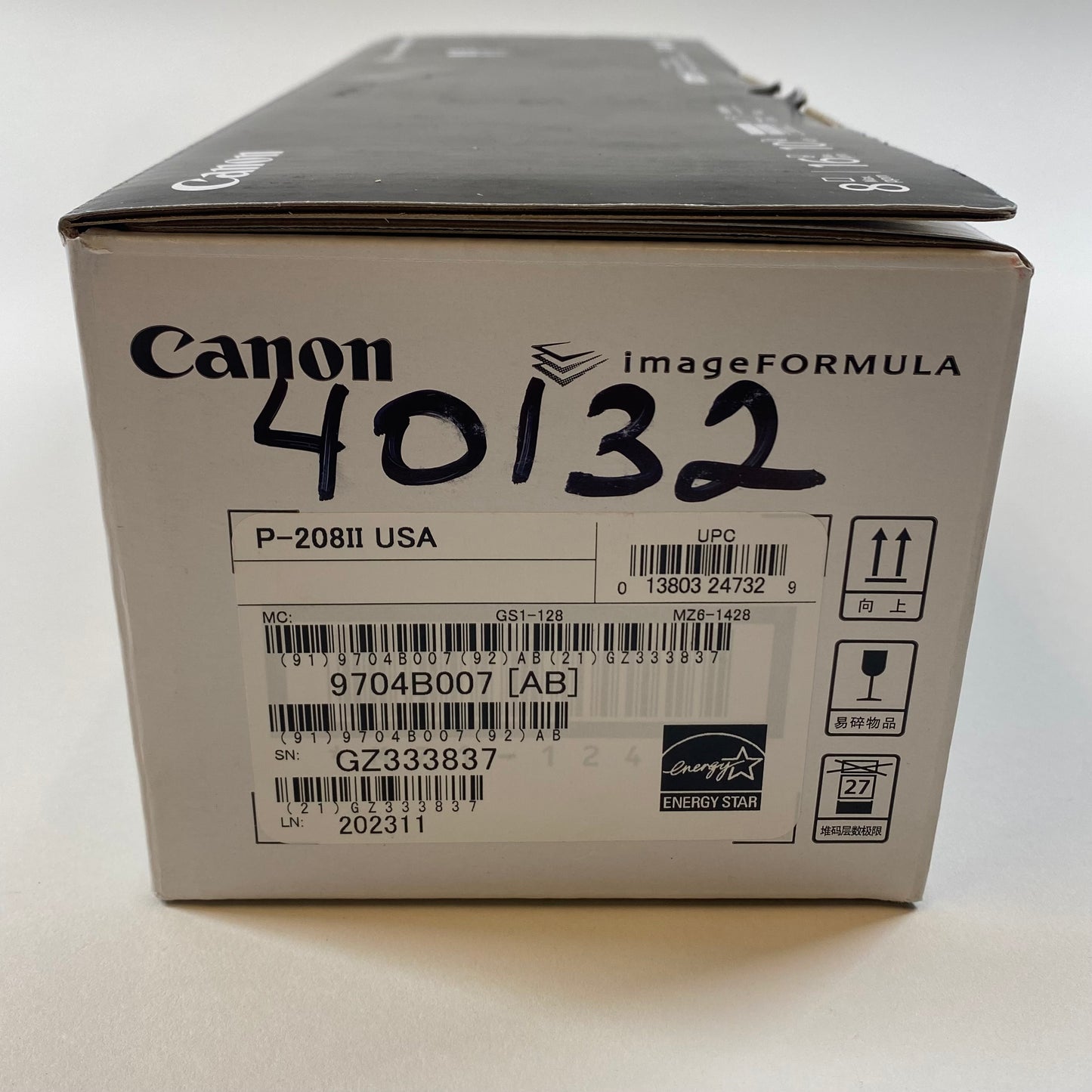 New Canon ImageFormula Scanner P-208II