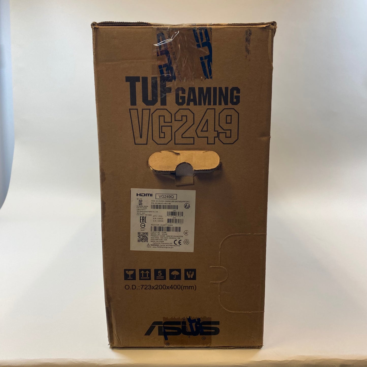 ASUS TUF GAMING 24" VG249Q FHD IPS 144Hz Gaming Monitor