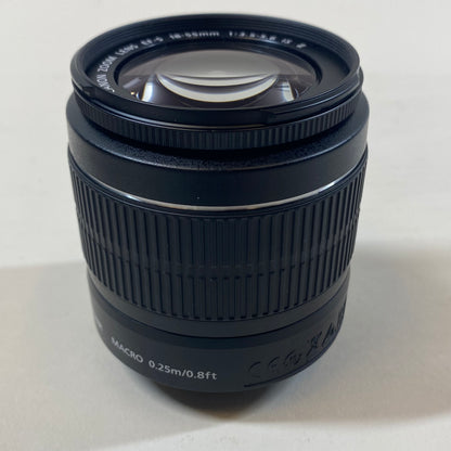 Canon EF-S Macro Lens 18-55mm 0.25m/0.8ft