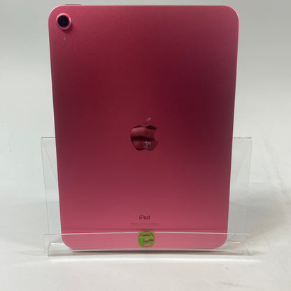 WiFi Only Apple iPad 10th Gen 64GB Pink MPQ33LL/A, A2696