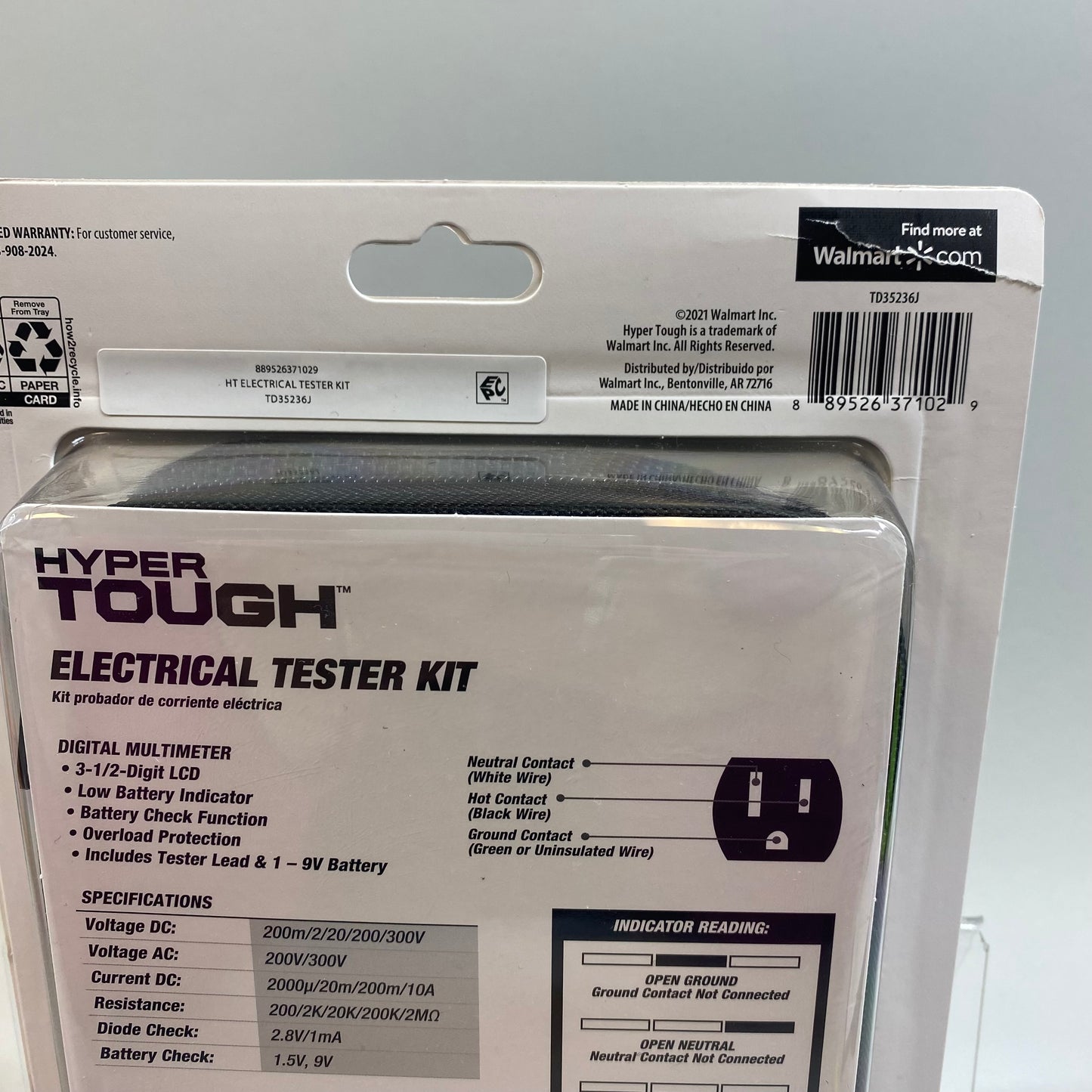 New Hyper Tough TD35236J Electrical Test Kit