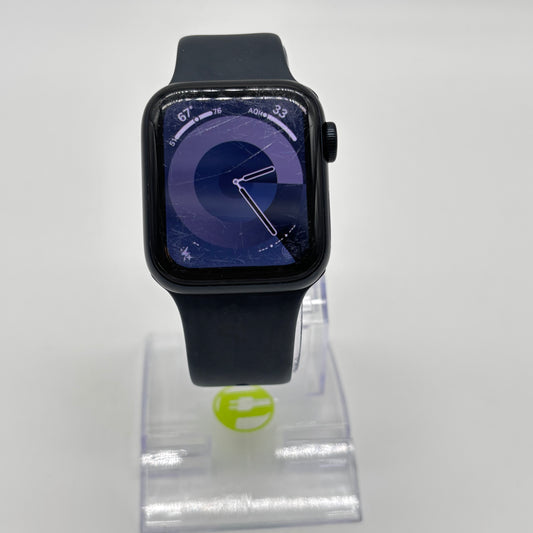 Unlocked Apple Watch SE 2nd Gen 40MM Black Aluminum Black Sport Band MRG63LL/A