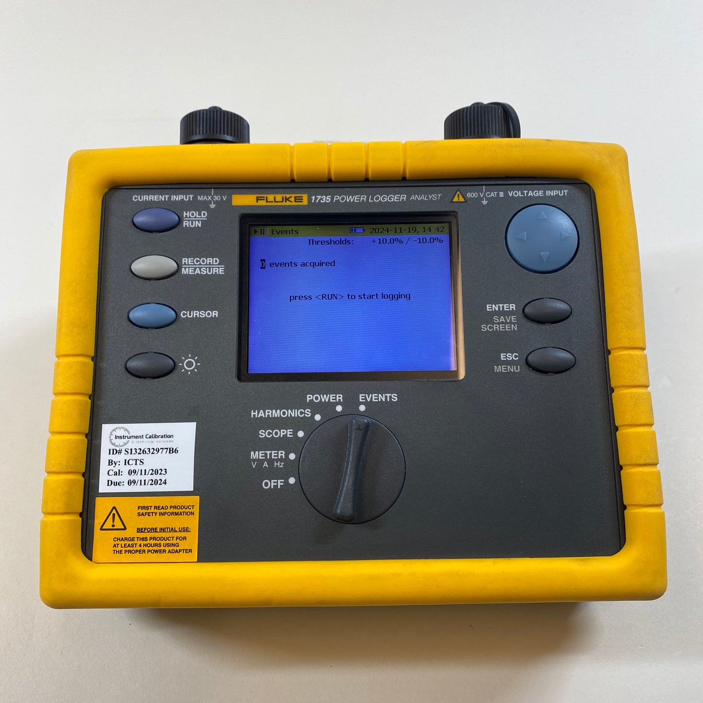 Fluke 1735 Three-Phase Power Quality Logger