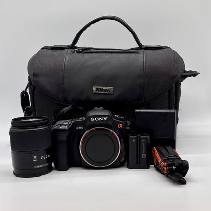Sony Alpha A350 14.1MP Digital SLR DSLR Camera