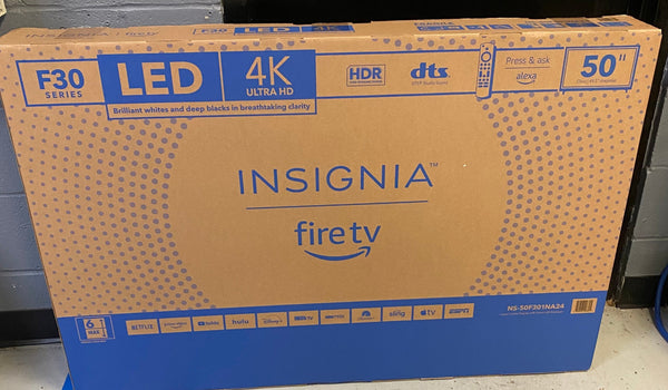 New Insignia 50" F30 Series FireTV LED 4K Smart TV (2023)