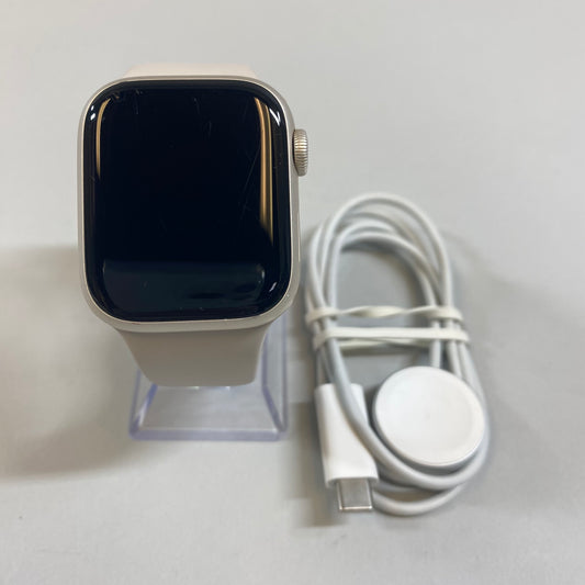 Unlocked Apple Watch Series 8 41MM Starlight Aluminum Sport/Starlight A2772