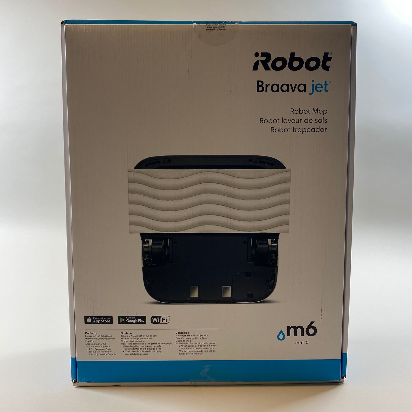 New iRobot Braava Jet Robot Jet White M6110