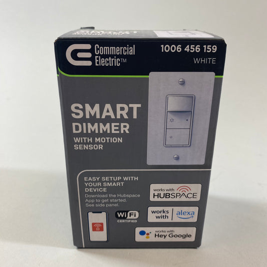 New Commercial Electric Smart Dimmer Switch 1006456159